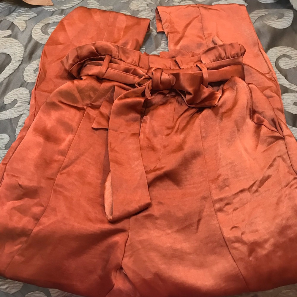 Satin pants